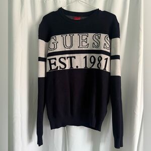 GUESS Navy Sweater